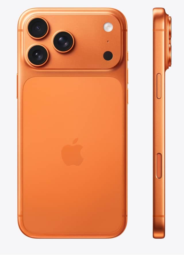 iPhone 17 Pro, Naranja cósmico